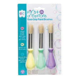 EC First Creations Easi-Grip Paint Brushes Set 3