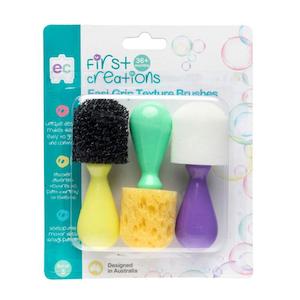 EC First Creations Easi-Grip Texture Brushes Set 3