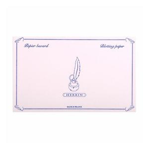 Art Project Materials: Herbin Blotter Paper Pink 12x16cm Pack of 10