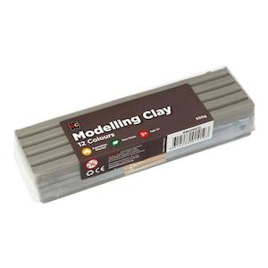 Art Project Materials: EC Modelling Clay Grey 500gm