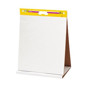 Whiteboards Flip Charts: Post-it Tabletop Easel Pad 508x584mm 20 Sheets, 6 Pack