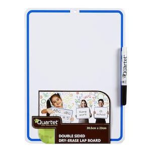 Whiteboards Flip Charts: Quartet lap board 2 sided 230x305mm