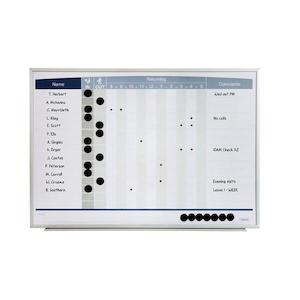 Display Boards Holders: Quartet planner board matrix in/out 410x580mm