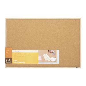 Quartet corkboard oak frame 580x890mm