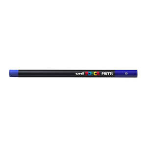 Drawing Instruments: Uni Posca Pastel Crayon Prussian Blue 250300 - Vibrant Finish