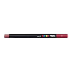 Uni Posca Pastel Dark Red Marker 250296 - Smooth Finish