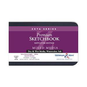 Stillman & Birn Zeta Sketchbook Softcover 270g 14x8.9cm