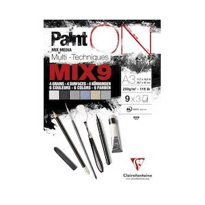 Art Pads: Clairefontaine PaintON A3 Mixed Media Pad 27 Sheets 250gsm