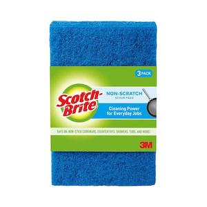 Scotch-Brite Non-Scratch Scouring Pads, 3-Pack 11326