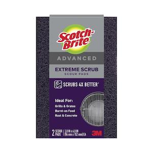 Scotch-Brite Extreme Scrub Scouring Pads, Pack of 2
