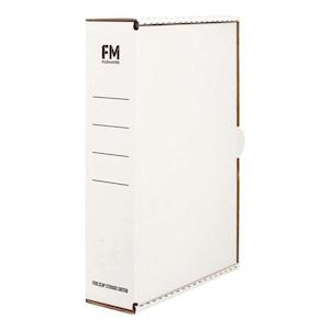Archive Boxes: FM Storage Carton White 5 Pack Foolscap