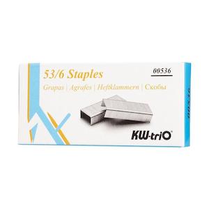 KW-triO Staples 53/6 Box of 1200