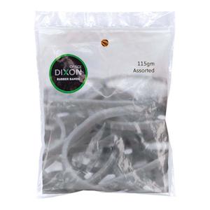 Rubber Bands: Dixon Rubber Bands 115gm Assorted Sizes
