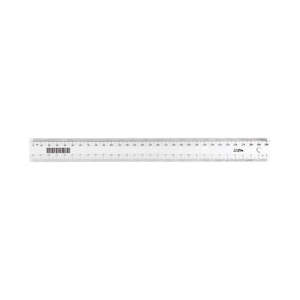 Rulers: Okin Clear Narrow 30cm Plastic Ruler IRULER02