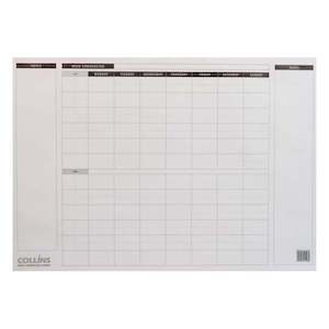 Notebooks Pads: Collins Desk Pad Refill A2 Undated 20 Leaf 60gsm
