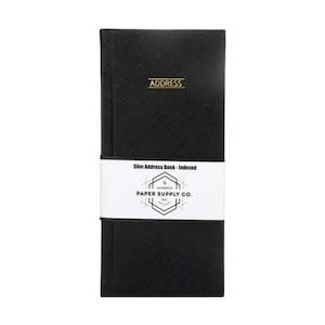 Health Safety: OSC Citta Address Book Slimline Black