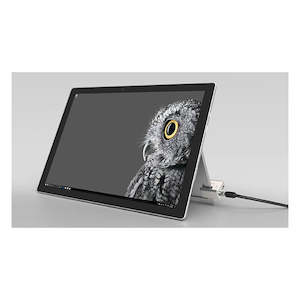 Home Office Security: Kensington keyed cable lock surface ro