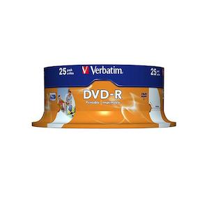 Memory Storage: Verbatim dvd spindle 4.7gb dvd + r pack of 50 16x