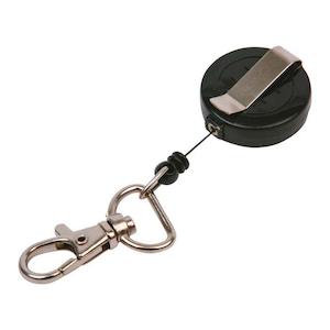 Dixon Key Card Reel Swivel Small Single Black