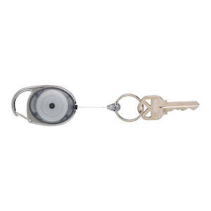 Rexel id retractable snap lock key holders charcoal