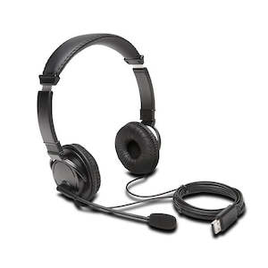 Pa Systems: Kensington usb-a headphones with mic