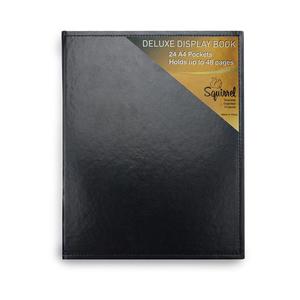 Filing Folders: Headline View Display Book A4 Leatherette 24 Pocket