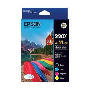 Epson 220 4 High Yield Ink Value Pack C13T294692