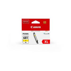 Inkjet Original Inks: Canon CLI681XL Yellow Ink Cartridge CLI681XLY
