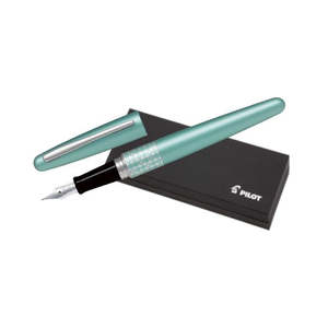 Pilot MR3 Fountain Pen Medium Metallic Aqua Blue (FP-MR3-M-DT)