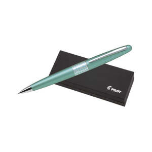Writing Pens: Pilot MR3 Ballpoint Medium Metallic Aqua Blue (BP-MR3-M-DT-L)