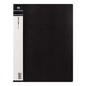 Filing Folders: FM Display Book A4 Black 60 Pocket