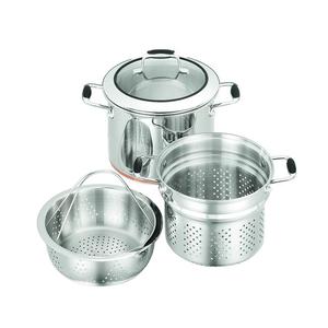 Specialty Cookware: Scanpan Multipot Set 24Cm 24Cm Stockpot Pasta Insert Steamer Insert