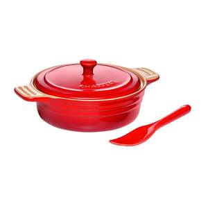 Bakeware: Chasseur La Cuisn Cambrt Bkr+Sprdr Red