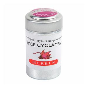 Herbin Writing Ink Cartridge Rose Cyclamen Pack of 6