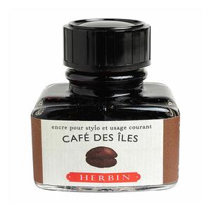 Writing Pens: Herbin Writing Ink 30ml Cafe des Iles