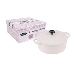 Chasseur Macaron 24cm Casserole Antq Crm