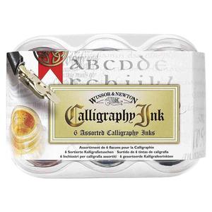 Winsor & Newton 30ml Calligraphy Ink Set Of 6