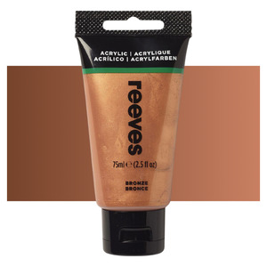 Paint Accessories: Reeves Fine Artists' Acrylic Paints 75ml - Choose Your Colour BRONZE