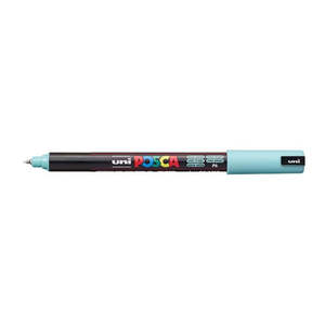 Drawing Instruments: Uni Posca Marker 0.7mm Ultra-Fine Pin Tip Aqua Green PC-1MR