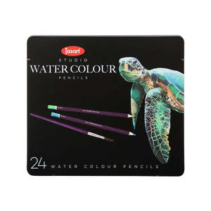 Jasart Studio Watercolour Pencil Set of 24, premium wood