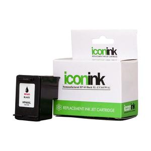 Icon Remanufactured HP 60 Black XL Ink Cartridge (CC641WA)