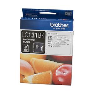 Inkjet Original Inks: Brother LC131 Black Ink Cartridge