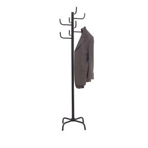 Desk Organisers: Jastek coat rack black 8 hooks