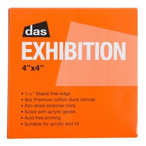 Das Exhibition 1.5 Canvas - Size 4x4 Inch, Cotton, Medium Grain