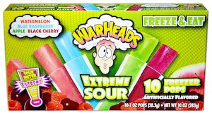 Warheads Extreme Sour Freezer Pops - 10 Pack
