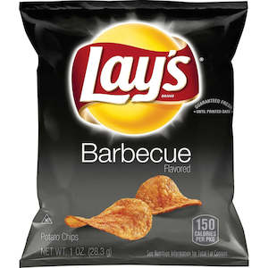 Snacks: Lay's Barbecue Potato Chips 1oz (BB 30 DEC 2025)