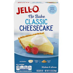 Jell-O No Bake Cheesecake - Classic 11.1oz (BB 19 Apr 2025)