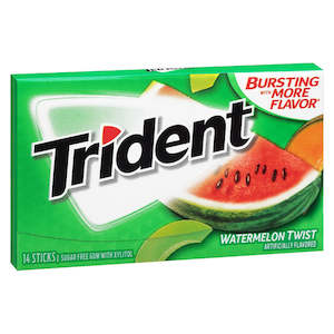 Candy: Trident Watermelon Twist Sugar Free Gum 14-Stick Pack