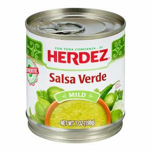 Canned: Herdez Salsa Verde (Mild) 7oz (198g)
