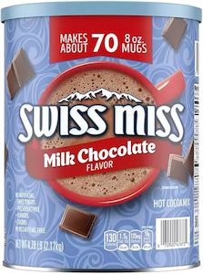 Drinks: Swiss Miss Milk Chocolate 4.78lb/2.17kg Canister